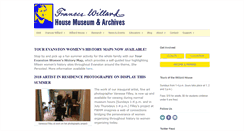 Desktop Screenshot of franceswillardhouse.org